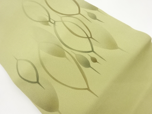 JAPANESE NAGOYA OBI / CHIRIMEN / KINSAI / ABSTRACT